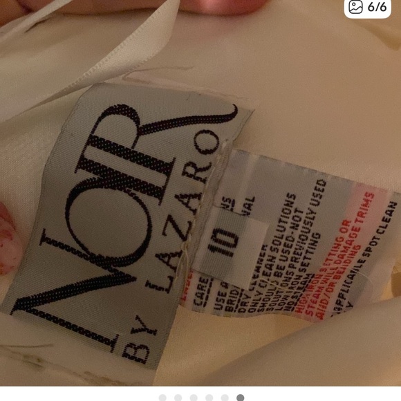 NOIR by Lazaro size 8 party / event dress medium strapless - Picture 5 of 5